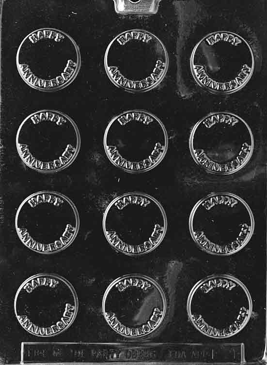 Happy Anniversary Mint Chocolate Mould